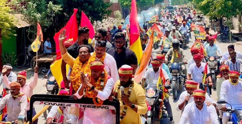 डॉ. आरएस पटेल ने दिखाया दम, याद आया पूर्व विधायक यदुनाथ सिंह का चुनावी जुलूस